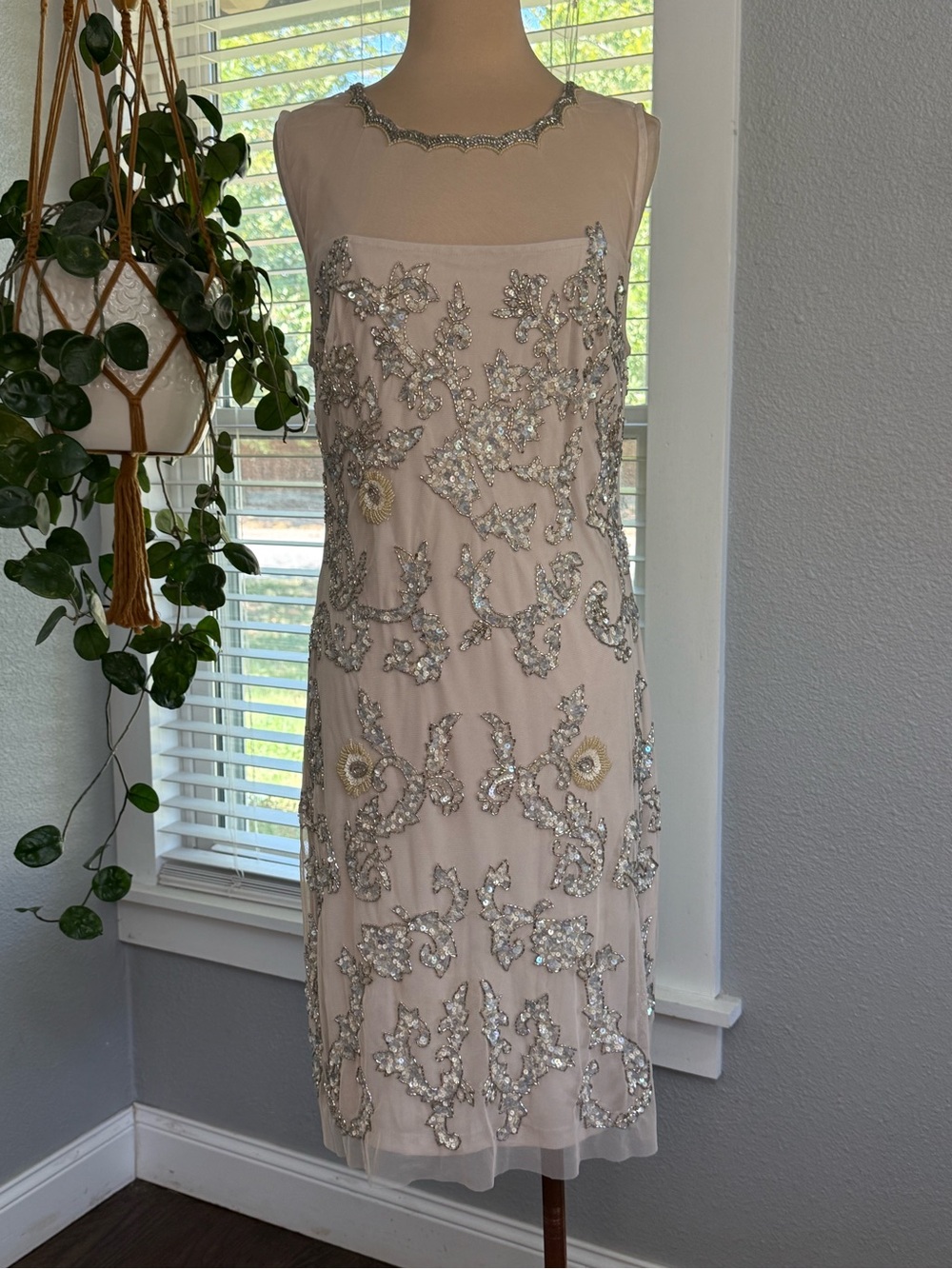 Aidan Mattox Beaded Cocktail Dress Size 12
